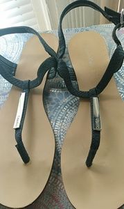 Navy size 9.5 samira Calvin klein t-strap sandal